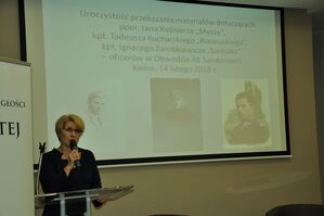 Dr Dorota Koczwańska-Kalita, naczelnik Delegatury IPN w Kielcach