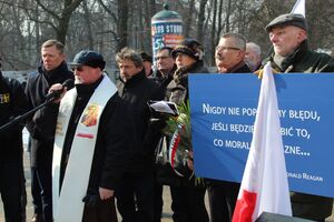 Narodowy Dzień Pamięci Żołnierzy Wyklętych. Uroczystość na pl. Inwalidów w Krakowie