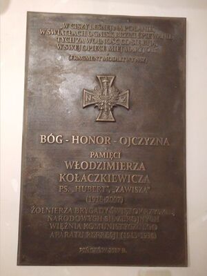 W Pińczowie odsłonięto tablicę pamięci Włodzimierza Kołaczkiewicza