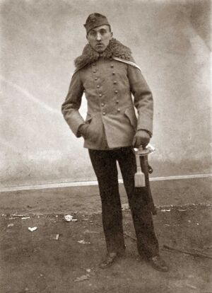 Antoni Gryzina-Lasek podczas służby w kawalerii Legionów (ze zbiorów rodzinnych)