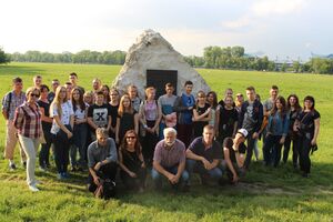 Finaliści ogólnopolskiego projektu edukacyjnego „Kamienie Pamięci" na Błoniach