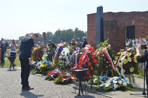Uroczystości w Państwowym Muzeum Auschwitz-Birkenau