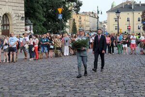 Drugi dzień obchodów 104. rocznicy wymarszu Kadrówki z krakowskich Oleandrów, z udziałem prezydenta Andrzeja Dudy