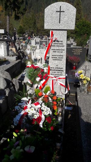 W Zakopanem odsłonięto symboliczną mogiłę Zygmunta Biluchowskiego i jego małżonki