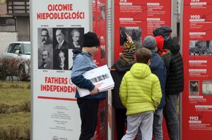 Otwarcie wystawy „Ojcowie Niepodległości” w Wieliczce