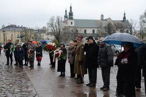 12 kwietnia 2019. Uroczystość pod Krzyżem Katyńskim w Krakowie
