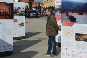 Wystawa IPN „Polski gen wolności” na Rynku w Myślenicach