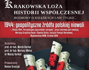 Filmowa zapowiedź najbliższego spotkania w &quot;Krakowskiej Loży Historii Współczesnej&quot; - 18 stycznia 2017