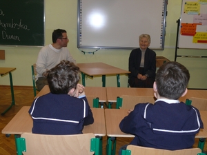 Świadek historii wśród krakowskich uczniów - spotkanie z Amelią Dunin