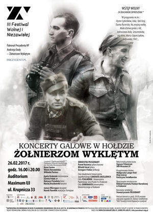 Koncerty Galowe „W Hołdzie Żołnierzom Wyklętym” – Kraków, 26 lutego 2017