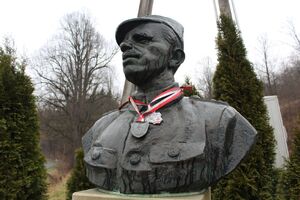 Osielec. Pomnik Zygmunta Szendzielarza „Łupaszki”. Fot. Maria Konieczna (IPN)