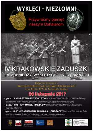 IV Krakowskie Zaduszki za Żołnierzy Wyklętych - Niezłomnych