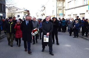 Marsz Pamięci poświęcony krakowskiej społeczności Żydów. Fot. Janusz Ślęzak (IPN)