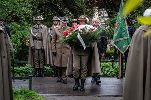 79. rocznica śmierci płk. Narcyza Wiatra „Zawojny”. Fot. Agnieszka Masłowska (IPN)