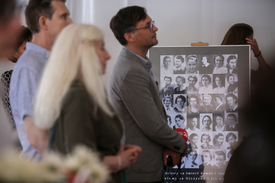 Uroczystości pogrzebowe polskich więźniarek KL Ravensbrück – Fürstenberg/ Havel, 6 września 2022. Fot. Sławek Kasper (IPN)