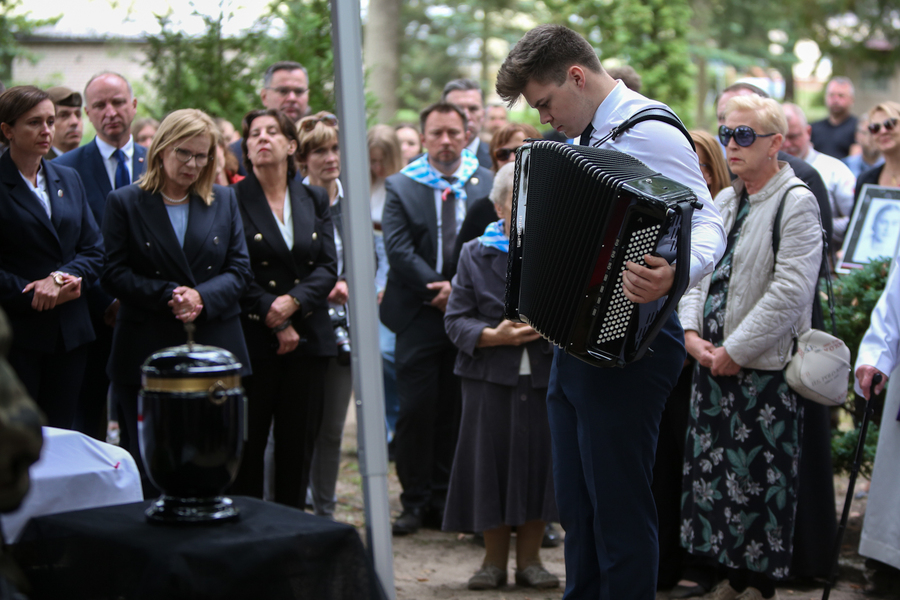 Pogrzeb polskich więźniarek KL Ravensbrück – Fürstenberg/Havel, 6 września 2022. Fot. Sławek Kasper (IPN)