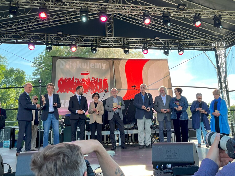 W NCK wręczono medale „Dziękujemy za wolność”. Fot. Andrzej Malik (IPN)