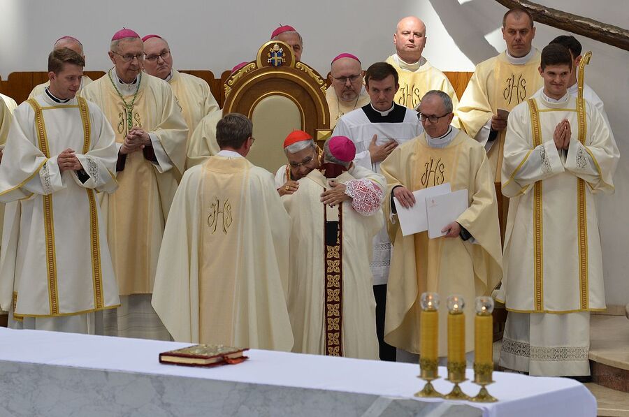 Uroczystości beatyfikacyjne ks. Michała Rapacza. Fot. Janusz Ślęzak (IPN)