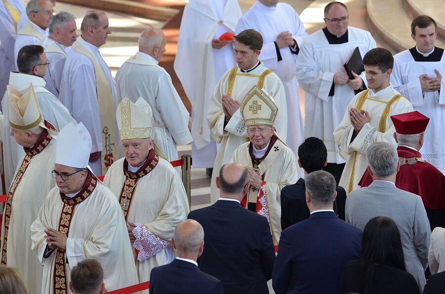 Uroczystości beatyfikacyjne ks. Michała Rapacza. Fot. Janusz Ślęzak (IPN)