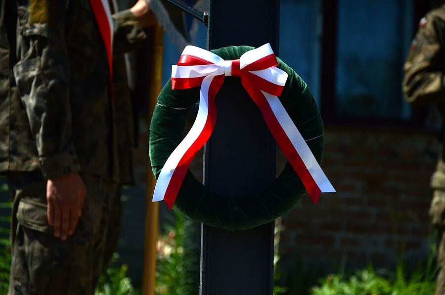W Jabłonce odsłonięto tablicę kurierów Polskiego Państwa Podziemnego. Fot. Janusz Ślęzak (IPN)