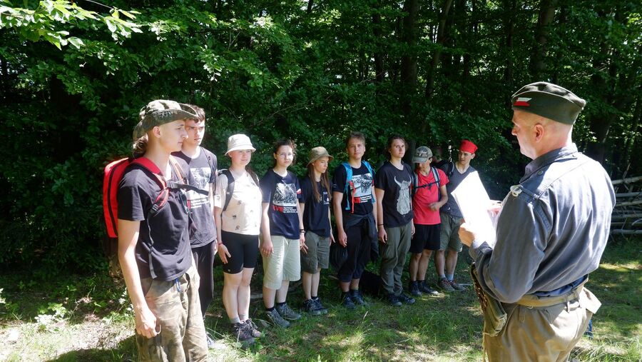 XIV Rajd Szlakami Żołnierzy 1. Pułku Strzelców Podhalańskich AK. Fot. IPN