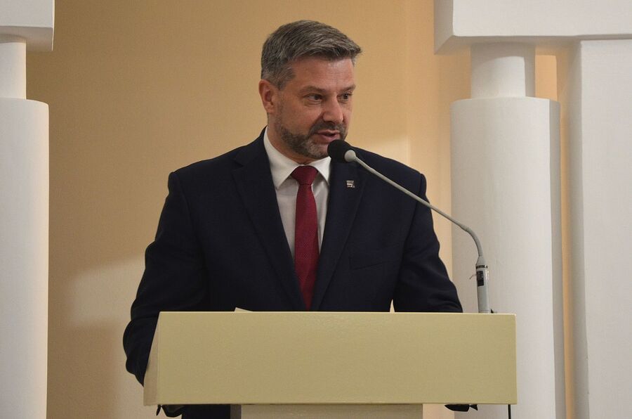 Wadowice. Uroczystości pogrzebowe Mariana Misiaka, Żołnierza Wyklętego. Fot. Janusz Ślęzak (IPN)