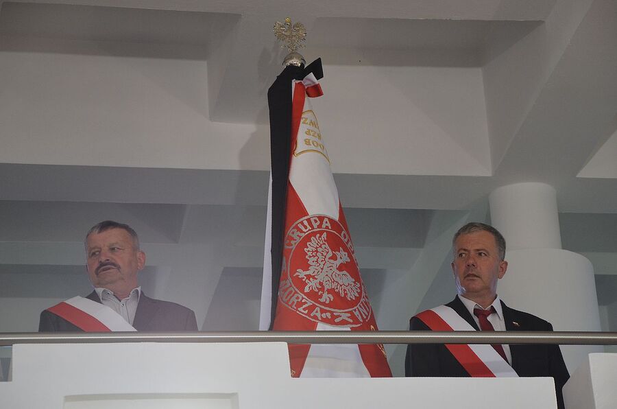 Wadowice. Uroczystości pogrzebowe Mariana Misiaka, Żołnierza Wyklętego. Fot. Janusz Ślęzak (IPN)