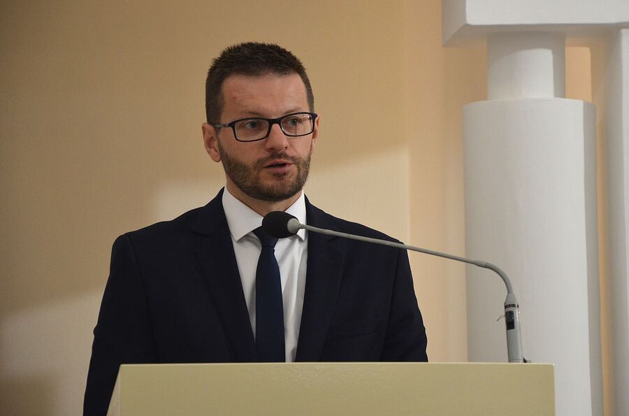 Wadowice. Uroczystości pogrzebowe Mariana Misiaka, Żołnierza Wyklętego. Fot. Janusz Ślęzak (IPN)