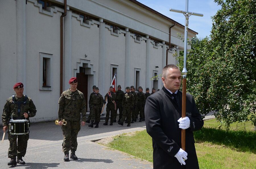 Wadowice. Uroczystości pogrzebowe Mariana Misiaka, Żołnierza Wyklętego. Fot. Janusz Ślęzak (IPN)