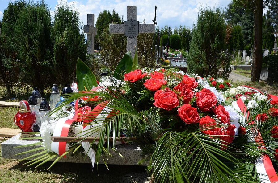 Wadowice. Uroczystości pogrzebowe Mariana Misiaka, Żołnierza Wyklętego. Fot. Janusz Ślęzak (IPN)