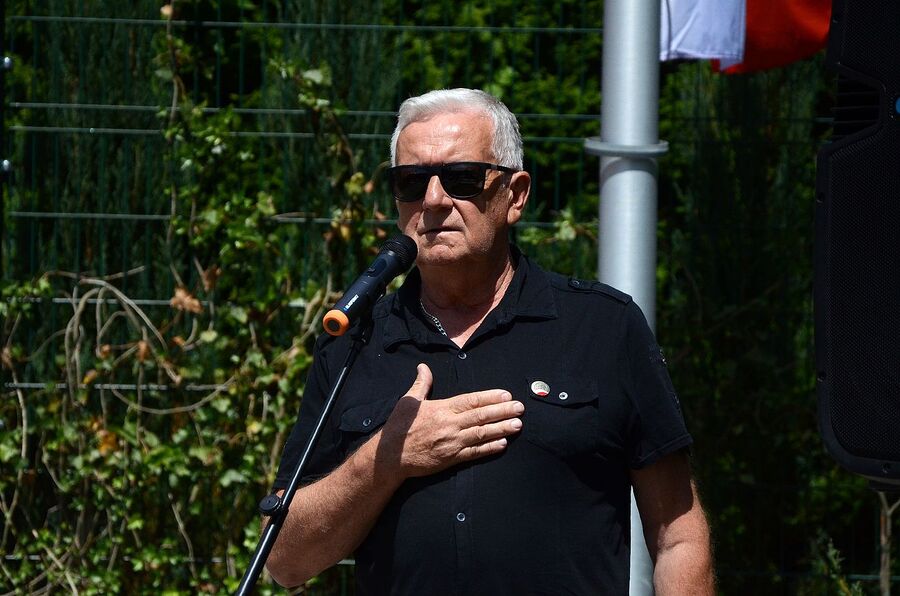 Wadowice. Uroczystości pogrzebowe Mariana Misiaka, Żołnierza Wyklętego. Fot. Janusz Ślęzak (IPN)