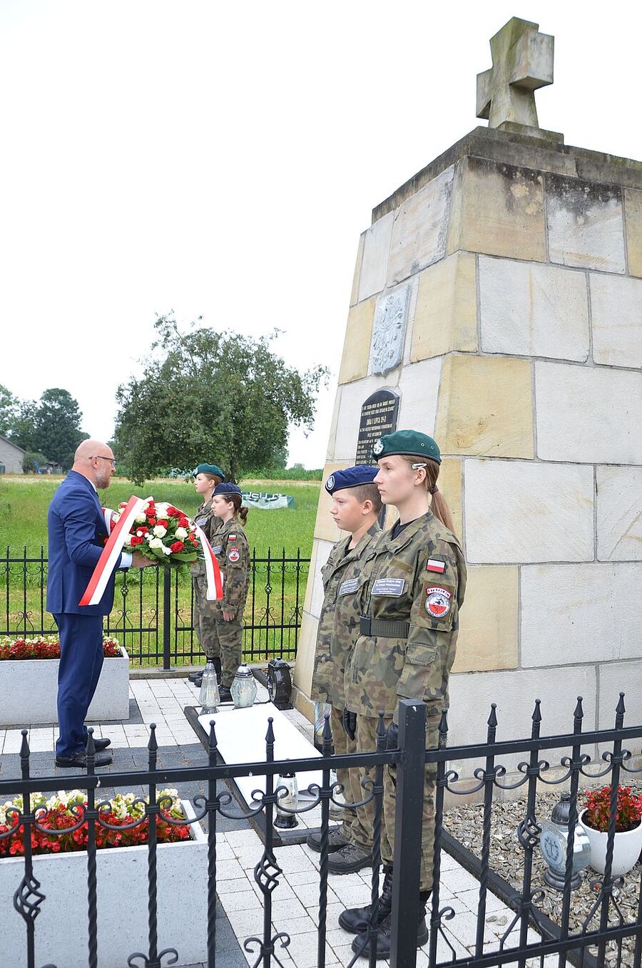 81. rocznica niemieckiej pacyfikacji Kaszowa. Fot. Janusz Ślęzak (IPN)