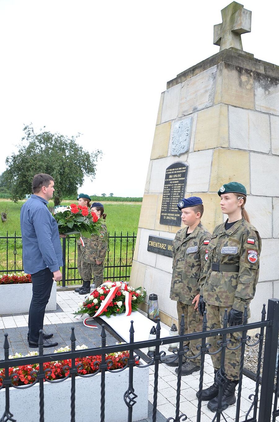 81. rocznica niemieckiej pacyfikacji Kaszowa. Fot. Janusz Ślęzak (IPN)