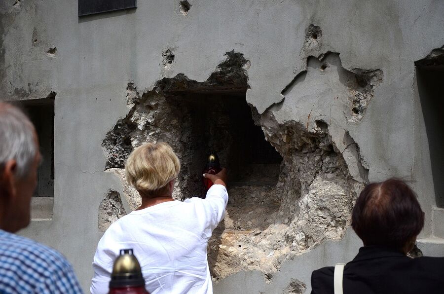 84. rocznica egzekucji w forcie „Krzesławice”. Fot. Janusz Ślęzak (IPN)