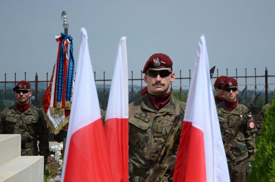 Liszki. Uroczystości w Dniu Walki i Męczeństwa Wsi Polskiej. Fot. Janusz Ślęzak (IPN)