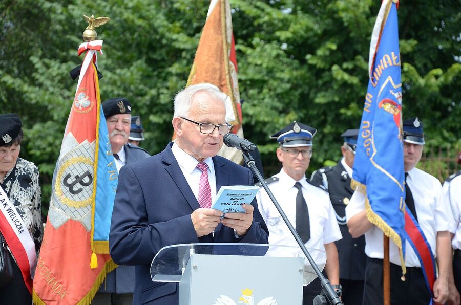 Liszki. Uroczystości w Dniu Walki i Męczeństwa Wsi Polskiej. Fot. Janusz Ślęzak (IPN)