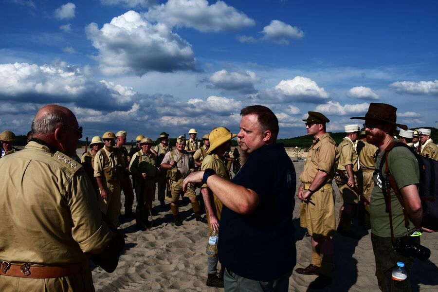 Przystanek Żywej Historii na Pustyni Błędowskiej. Fot. Filip Musiał (IPN)