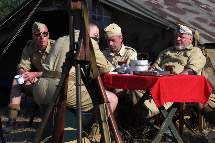 Przystanek Żywej Historii na Pustyni Błędowskiej. Fot. Filip Musiał (IPN)