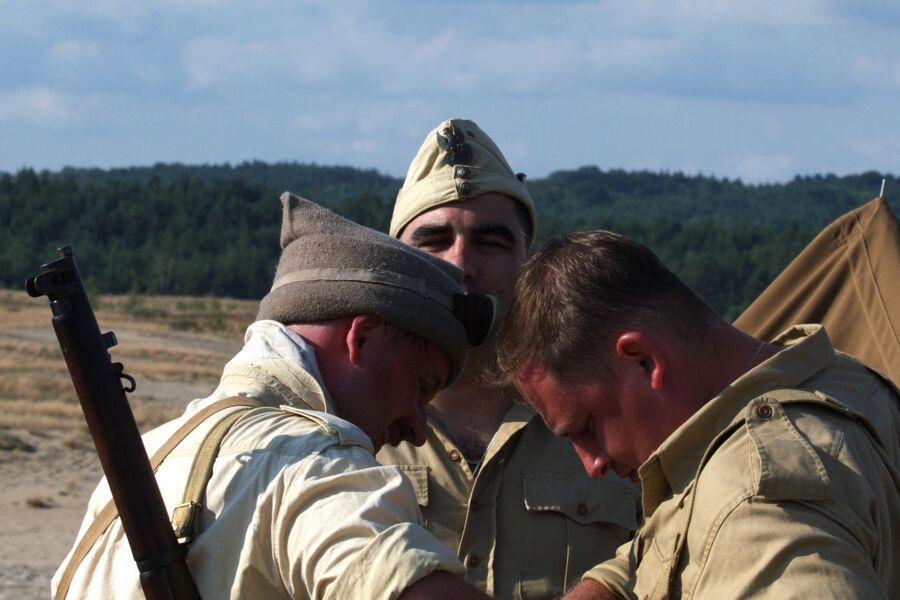 Przystanek Żywej Historii na Pustyni Błędowskiej. Fot. Filip Musiał (IPN)