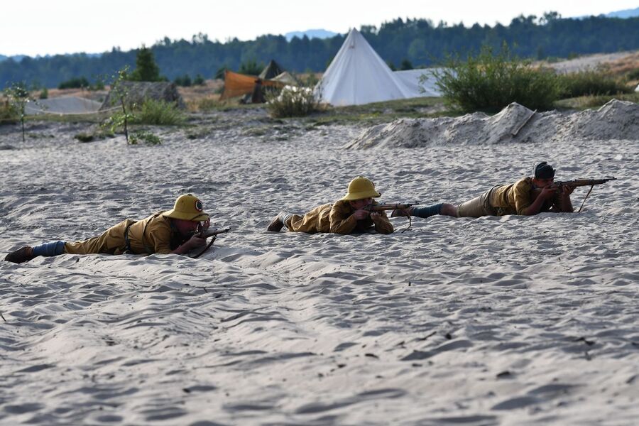 Przystanek Żywej Historii na Pustyni Błędowskiej. Fot. Filip Musiał (IPN)