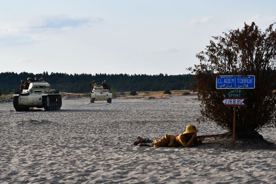 Przystanek Żywej Historii na Pustyni Błędowskiej. Fot. Filip Musiał (IPN)