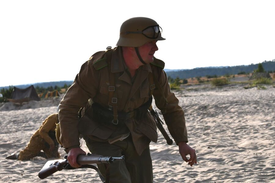 Przystanek Żywej Historii na Pustyni Błędowskiej. Fot. Filip Musiał (IPN)