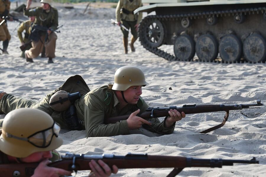 Przystanek Żywej Historii na Pustyni Błędowskiej. Fot. Filip Musiał (IPN)