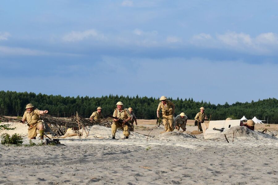 Przystanek Żywej Historii na Pustyni Błędowskiej. Fot. Filip Musiał (IPN)
