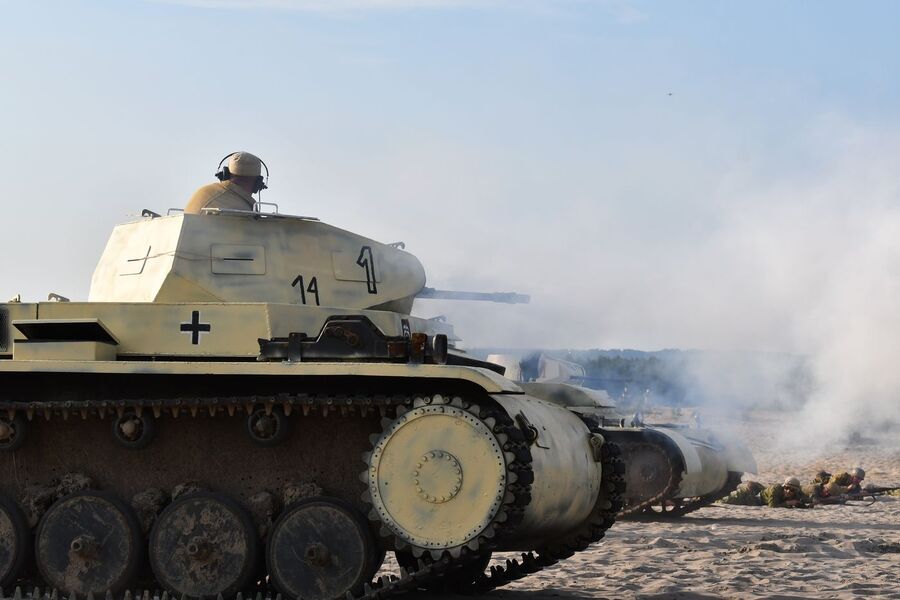 Przystanek Żywej Historii na Pustyni Błędowskiej. Fot. Filip Musiał (IPN)