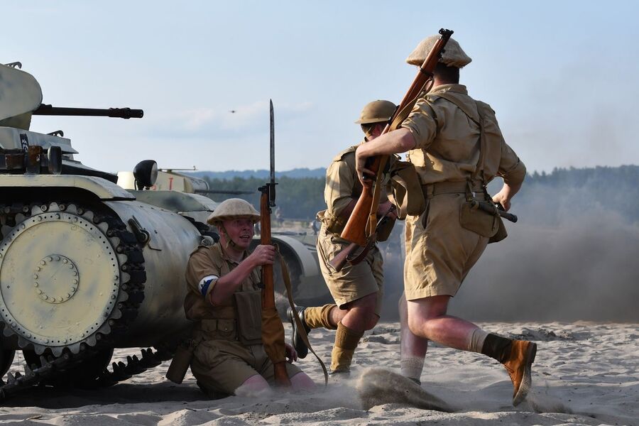 Przystanek Żywej Historii na Pustyni Błędowskiej. Fot. Filip Musiał (IPN)