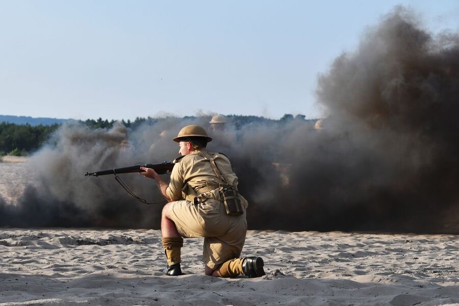Przystanek Żywej Historii na Pustyni Błędowskiej. Fot. Filip Musiał (IPN)