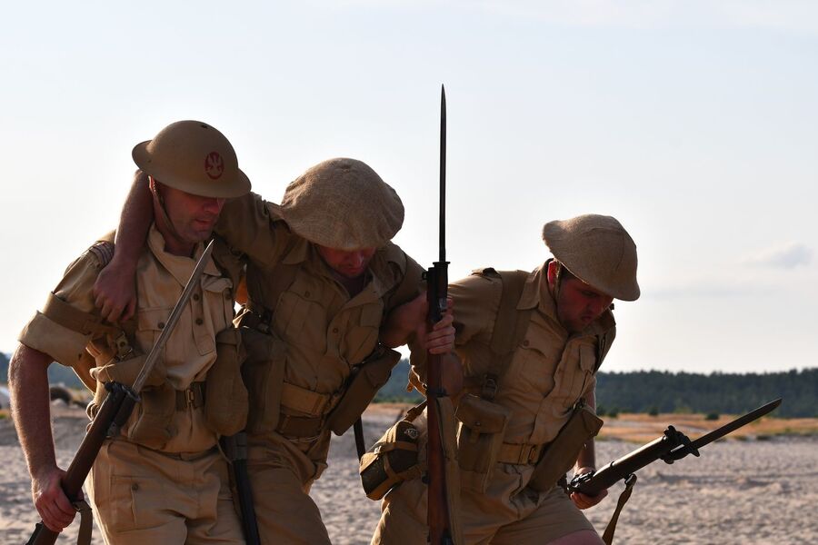 Przystanek Żywej Historii na Pustyni Błędowskiej. Fot. Filip Musiał (IPN)