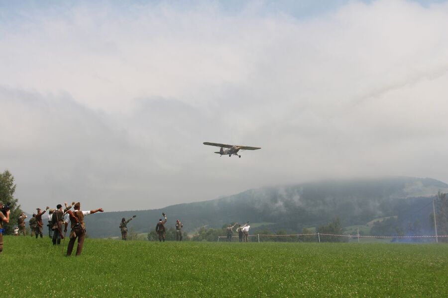 80. rocznica zrzutów dla AK na Dzielcu. Fot. IPN