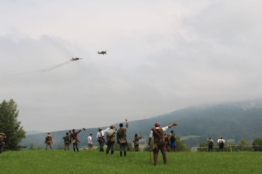 80. rocznica zrzutów dla AK na Dzielcu. Fot. IPN